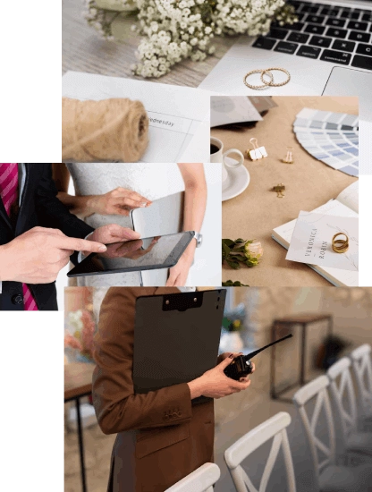 Organisation complète de mariage avec gestion des prestataires et planning détaillé